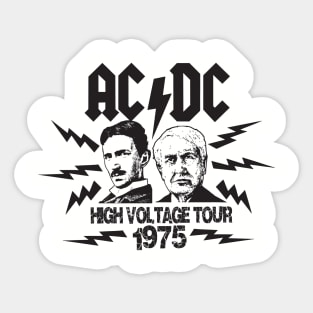 AC DC High Voltage Tour 1975 Sticker